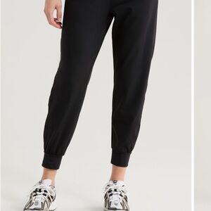 Zella Black Track Pants with Elastic Cuffs